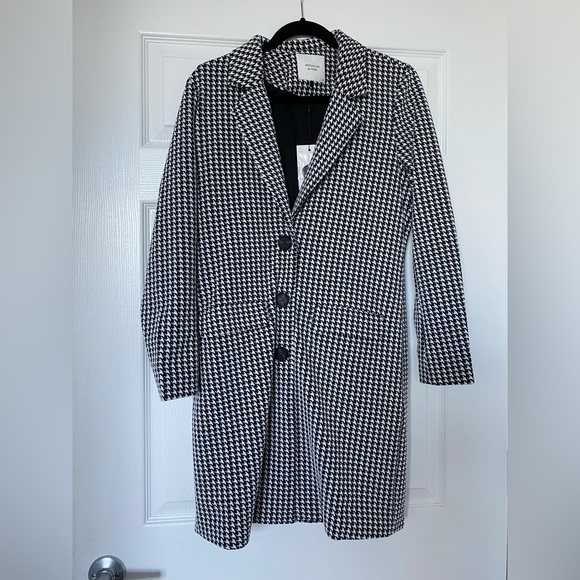 ASOS JDY Tailored Jacket in Mono Houndstooth size small - Picture 6 of 8